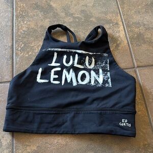 Ed curtis lululemon high neck sports bra